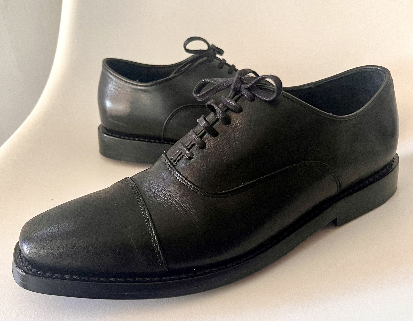 Thursday Boot Co. Everyday Cap Toe Oxford Dress Shoes Men's Us 7 Black Leather